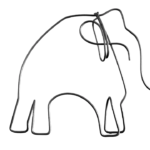 Elefant, dupa sculptura lui Alexander Calder